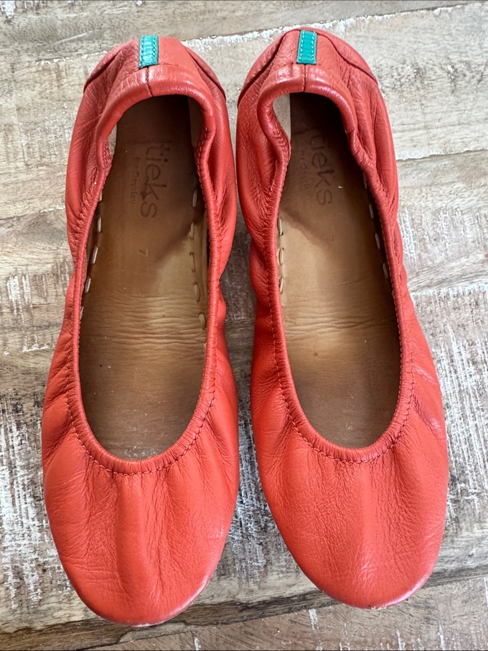 Tieks Leather Ballet Flats Size 7